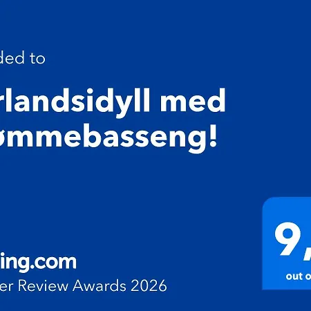Lägenhet Sorlandsidyll Med Svommebasseng! *