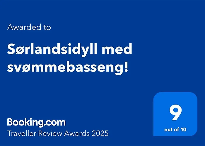 Sorlandsidyll Med Svommebasseng! Lägenhet *